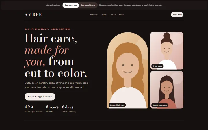 Amber Studio — Hair salon
