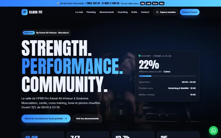 Class Fit Gym — Salle de sport