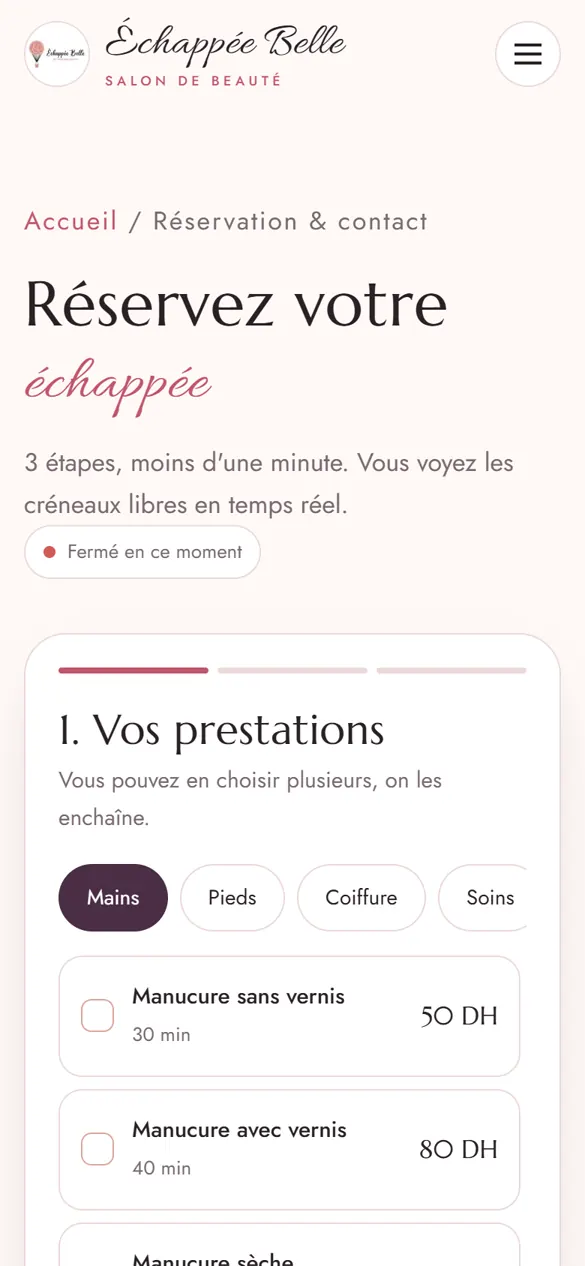 Échappée Belle — mobile