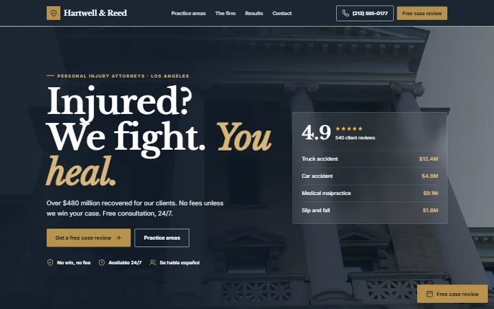 Hartwell & Reed — Cabinet d'avocats