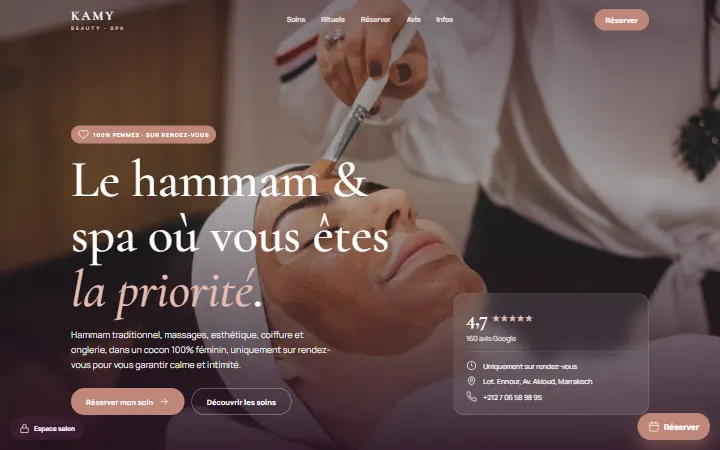 Kamy Beauty — Hammam & spa 100 % femmes