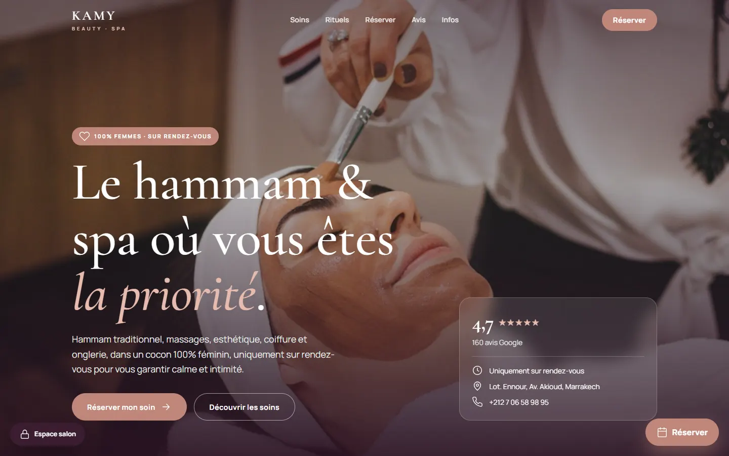 Kamy Beauty — version ordinateur