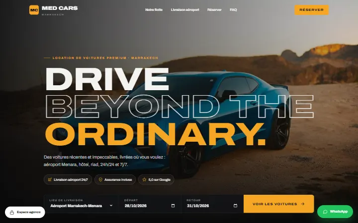 Med Cars — Location de voitures