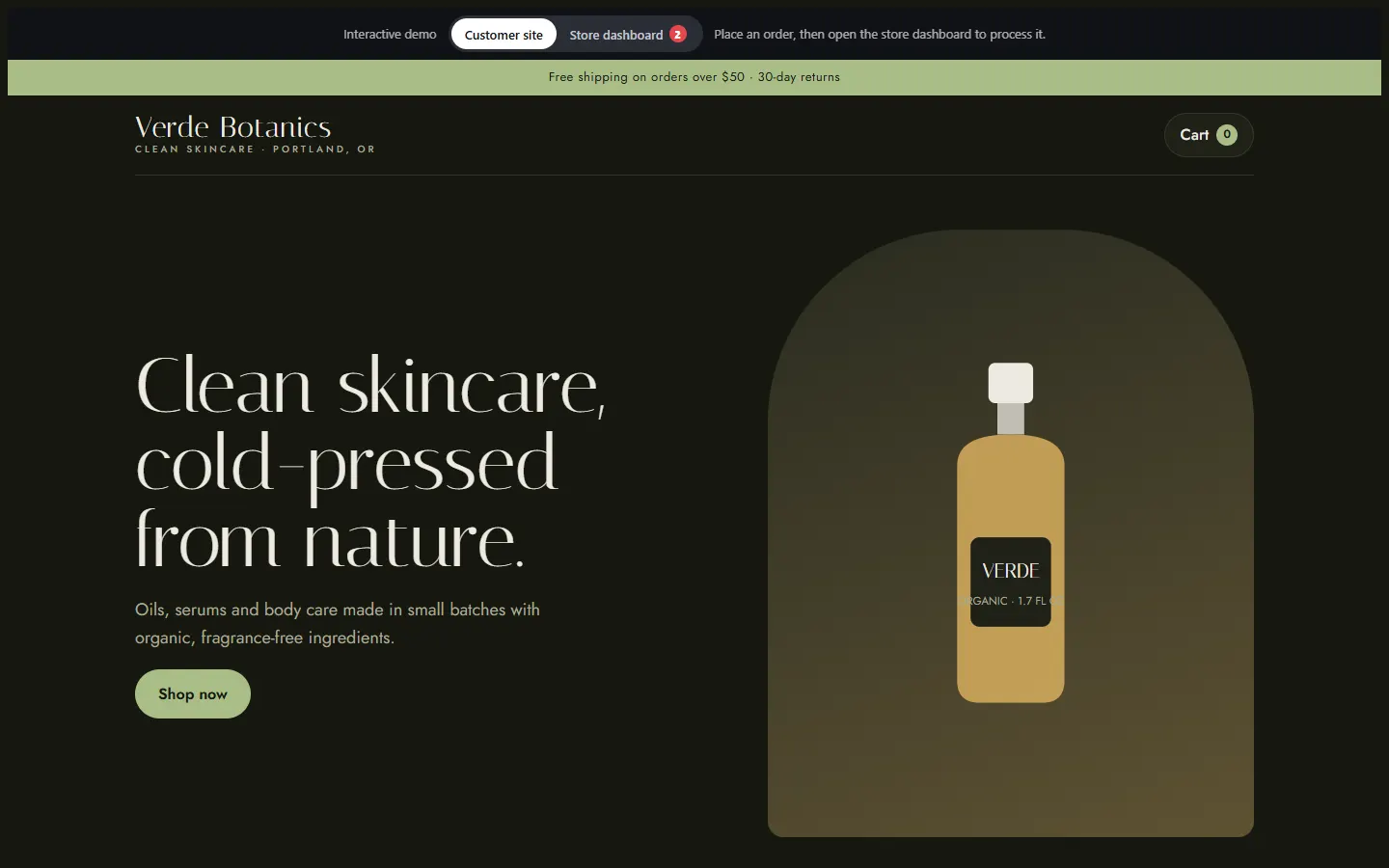 Verde Botanics — version ordinateur