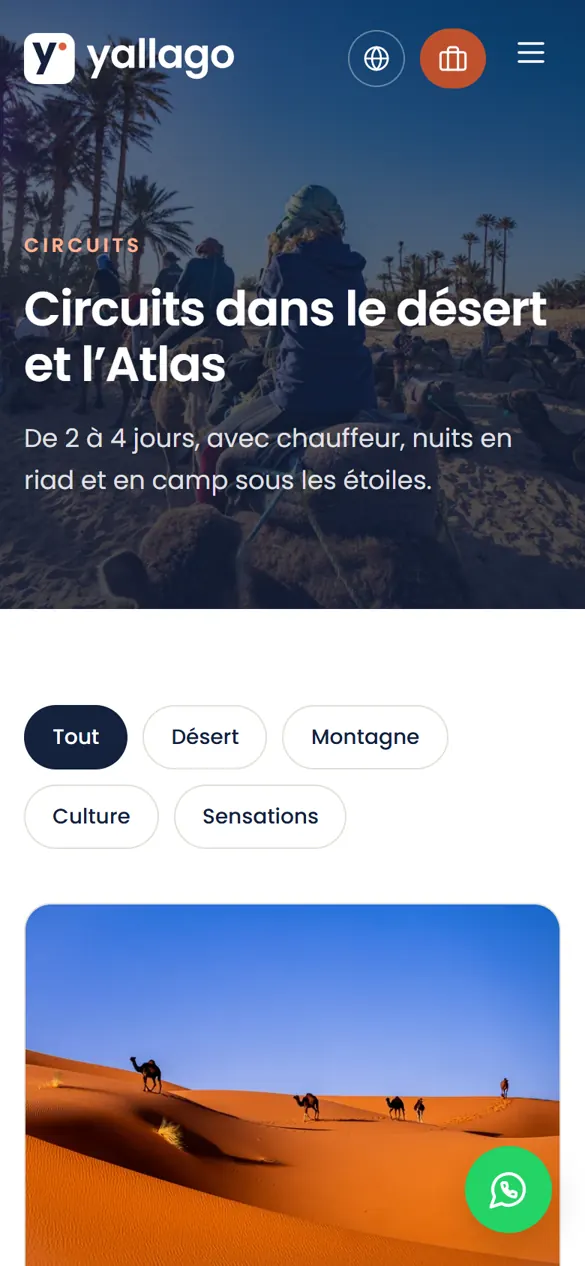 Yallago — mobile