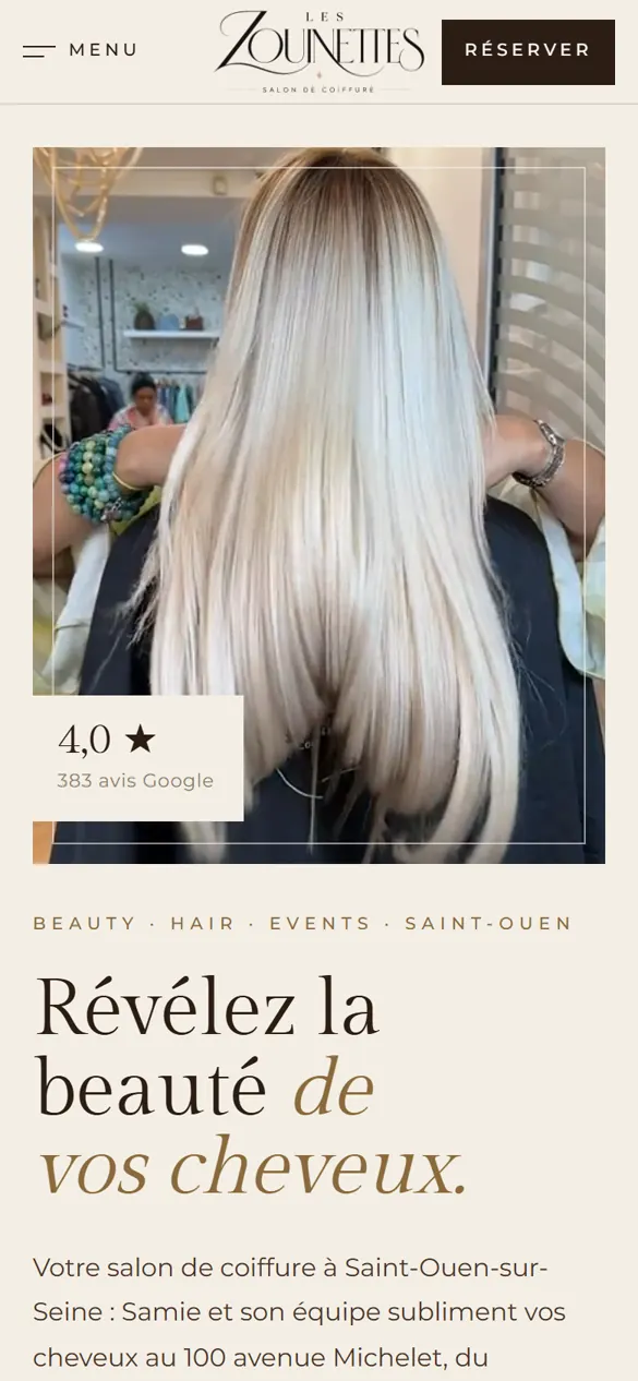 Les Zouinettes — version mobile